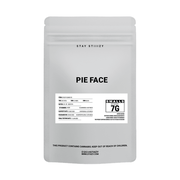 PIE FACE - WHITE LABEL 7G