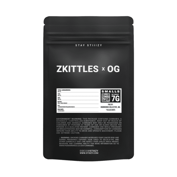 Z X OG BLACK MYLAR 7G